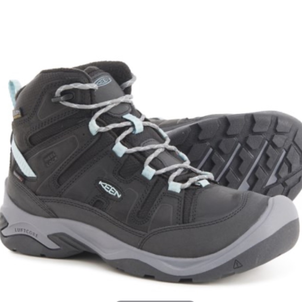 NIB Keen Women’s Circadia Polar Mid Hiking Boots Waterproof Insulated Size 8